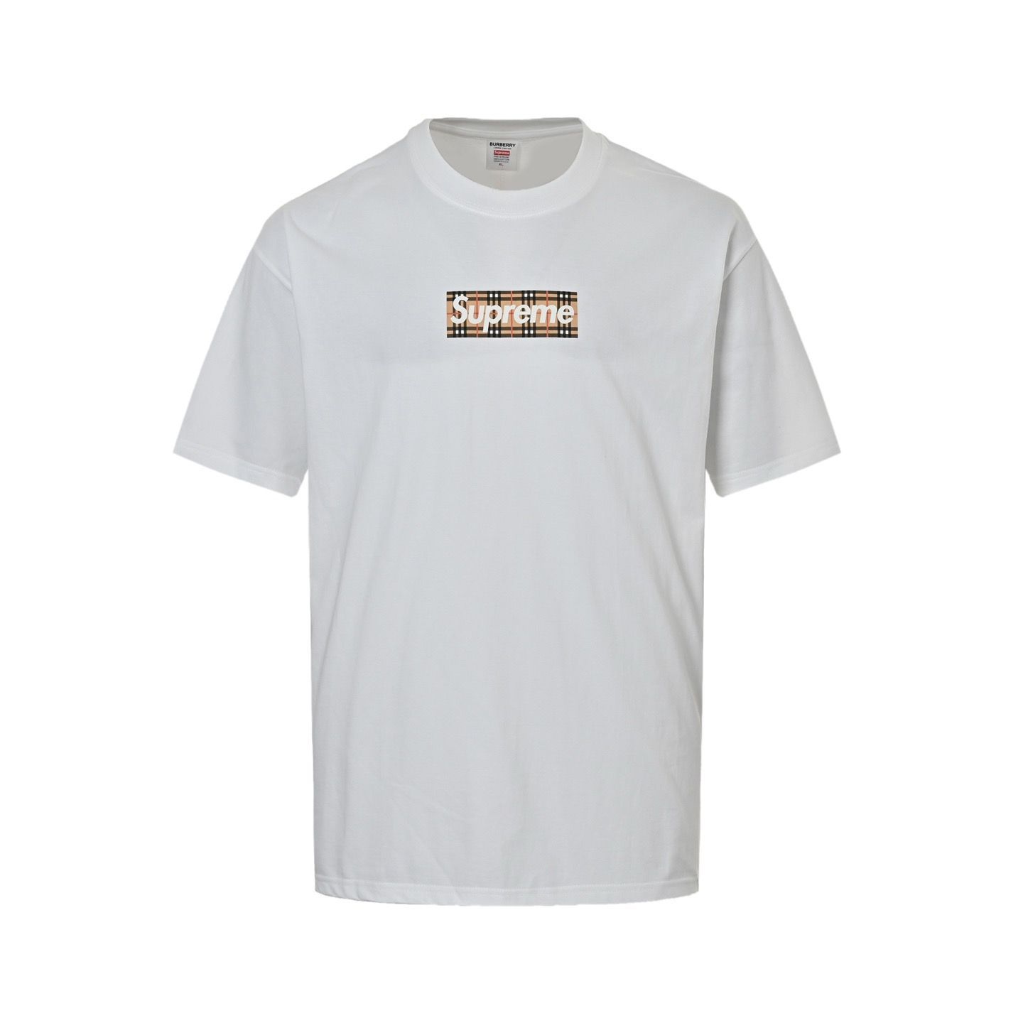 supreme Burberry box logo tee L size - メルカリ