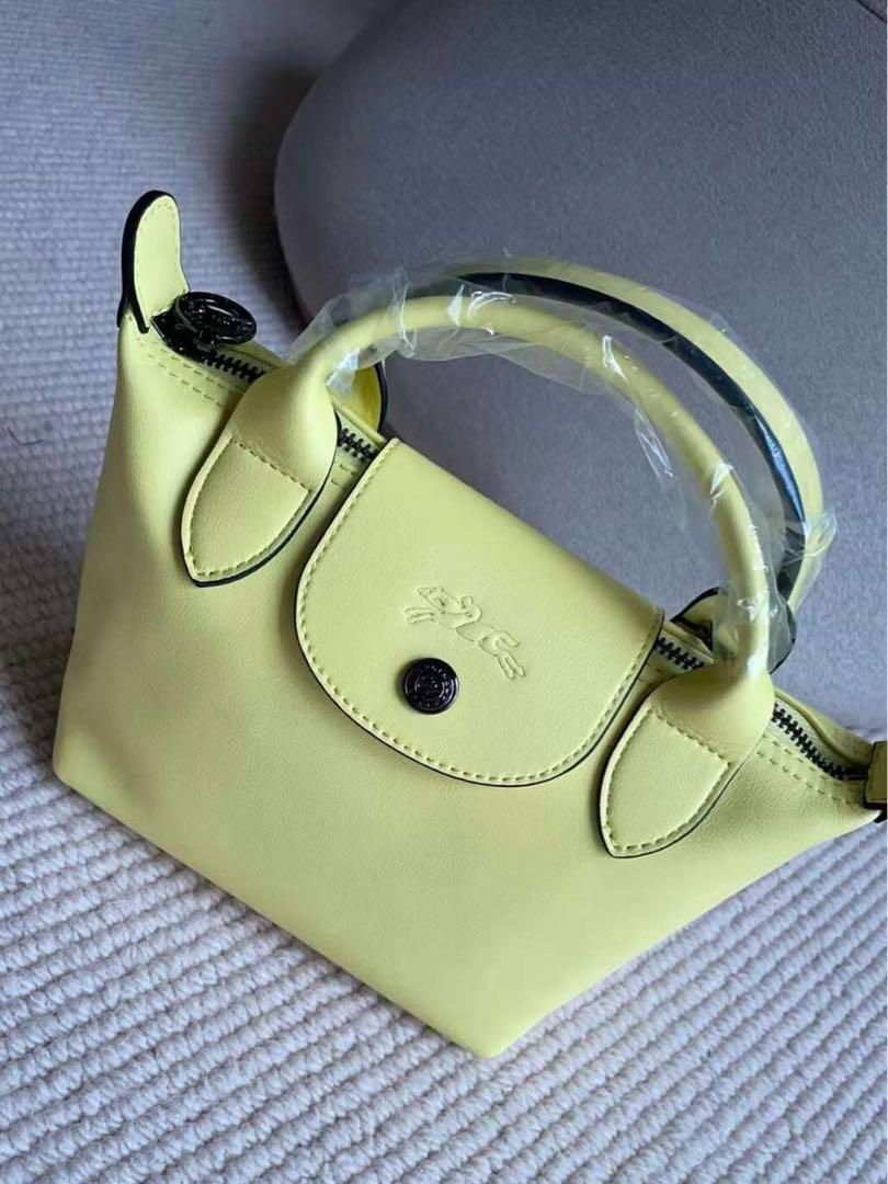 新品ロンシャン ルプリアージュ キュイール レザーハンドバッグ 新品】LONGCHAMP ロンシャン ルプリアージュ キュイールXS