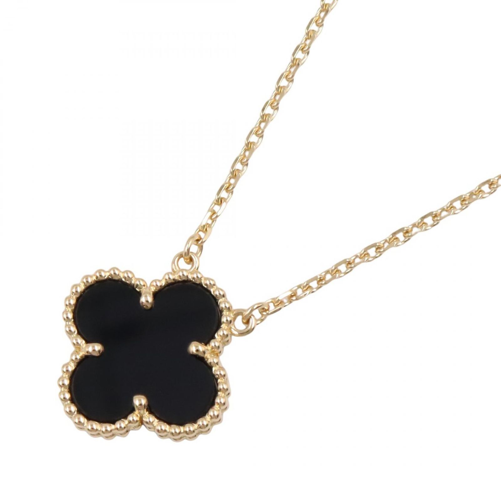 Van Cleef - Arpels ヴァンクリーフ＆アーペル ヴィンテージアルハンブラ ネックレス オニキス ネックレス