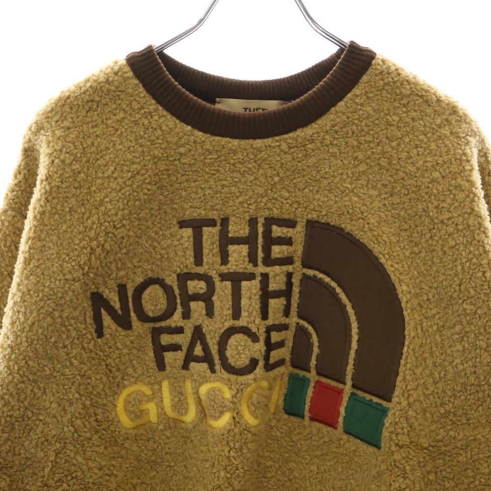 GUCCI グッチ 21SS ×THE NORTH FACE FAUX FUR SWEATSHIRT ノース