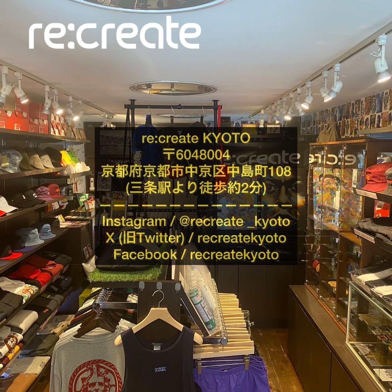 新品】re:create S/W HOODY (R.K.J) BLACK リクリエイト スウェット