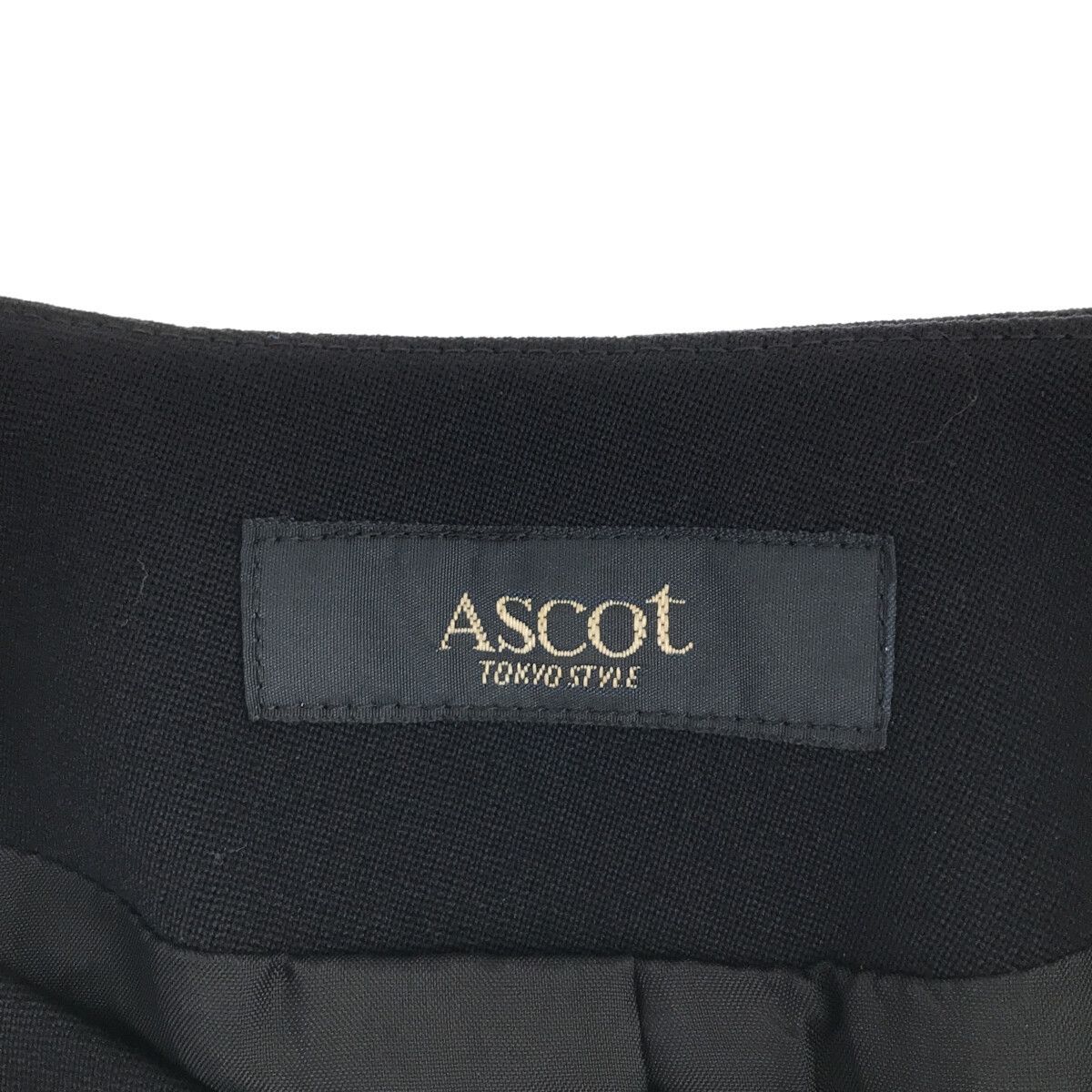 ☆美品☆ ASCOT アスコット アウター ノーカラー ジャケット ボタン