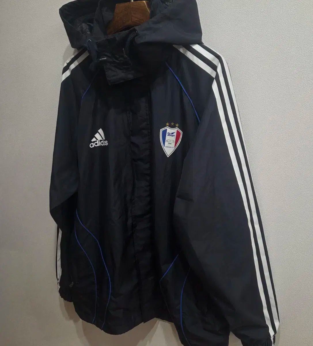 超 adidas アディダス 2008 水原三星ブルーウィングス ウィンドブレーカー 95