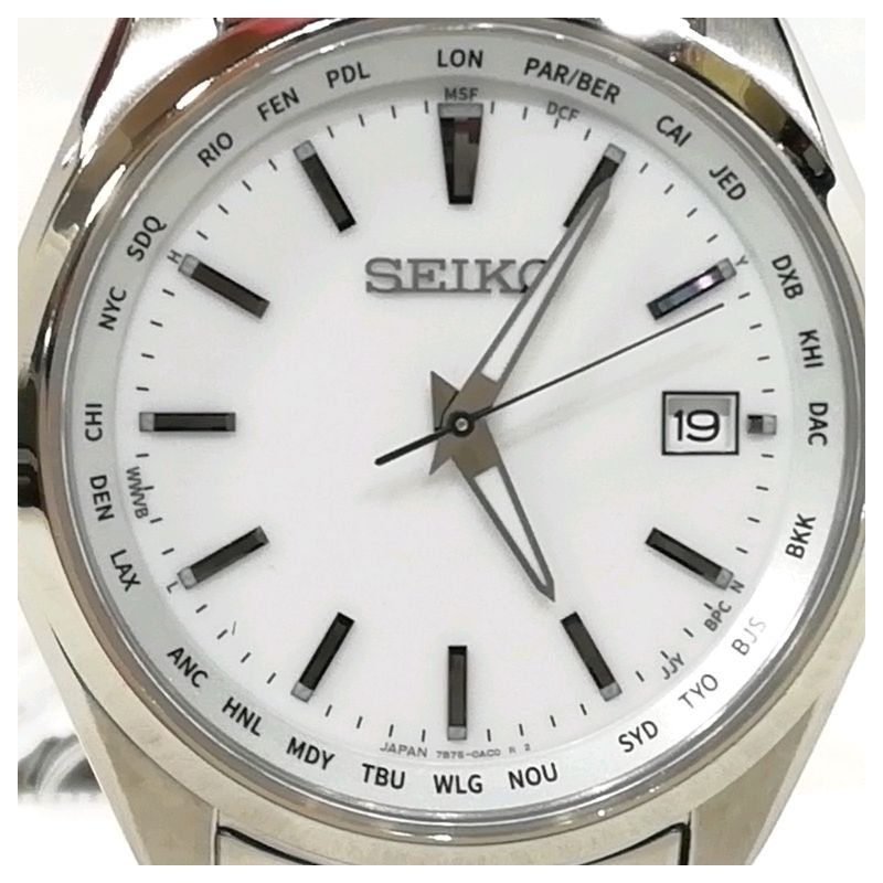 中古】セイコー セレクション SBTM287 メンズ ソーラー電波 7B75-0AA0