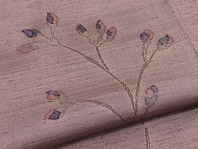 平和屋着物○能州紬 絲藝苑 上島洋山 色留訪問着 ホトトギス ますいわ  