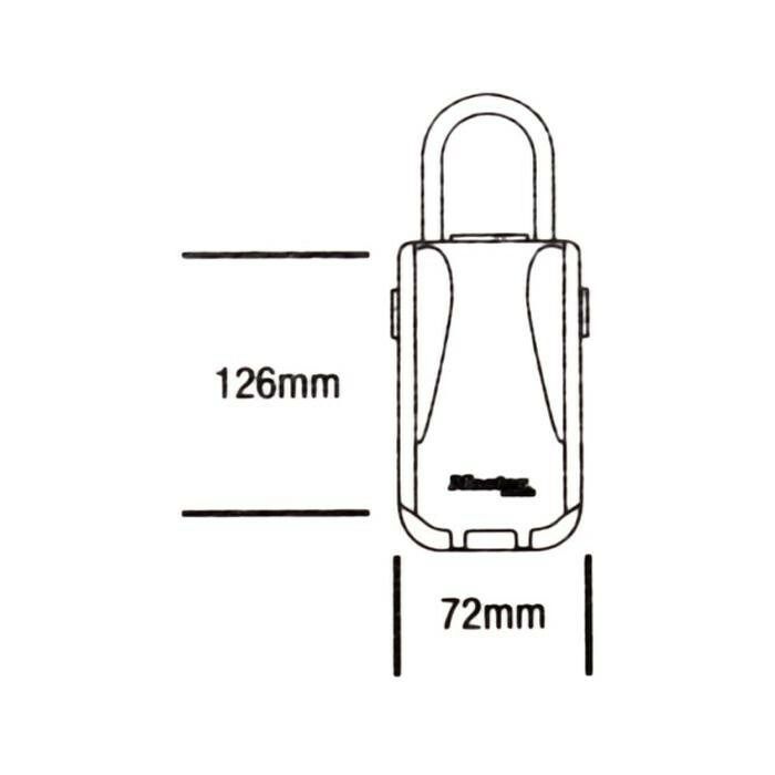 バックライト付ダイヤル式キーセーフ 5424 JAD