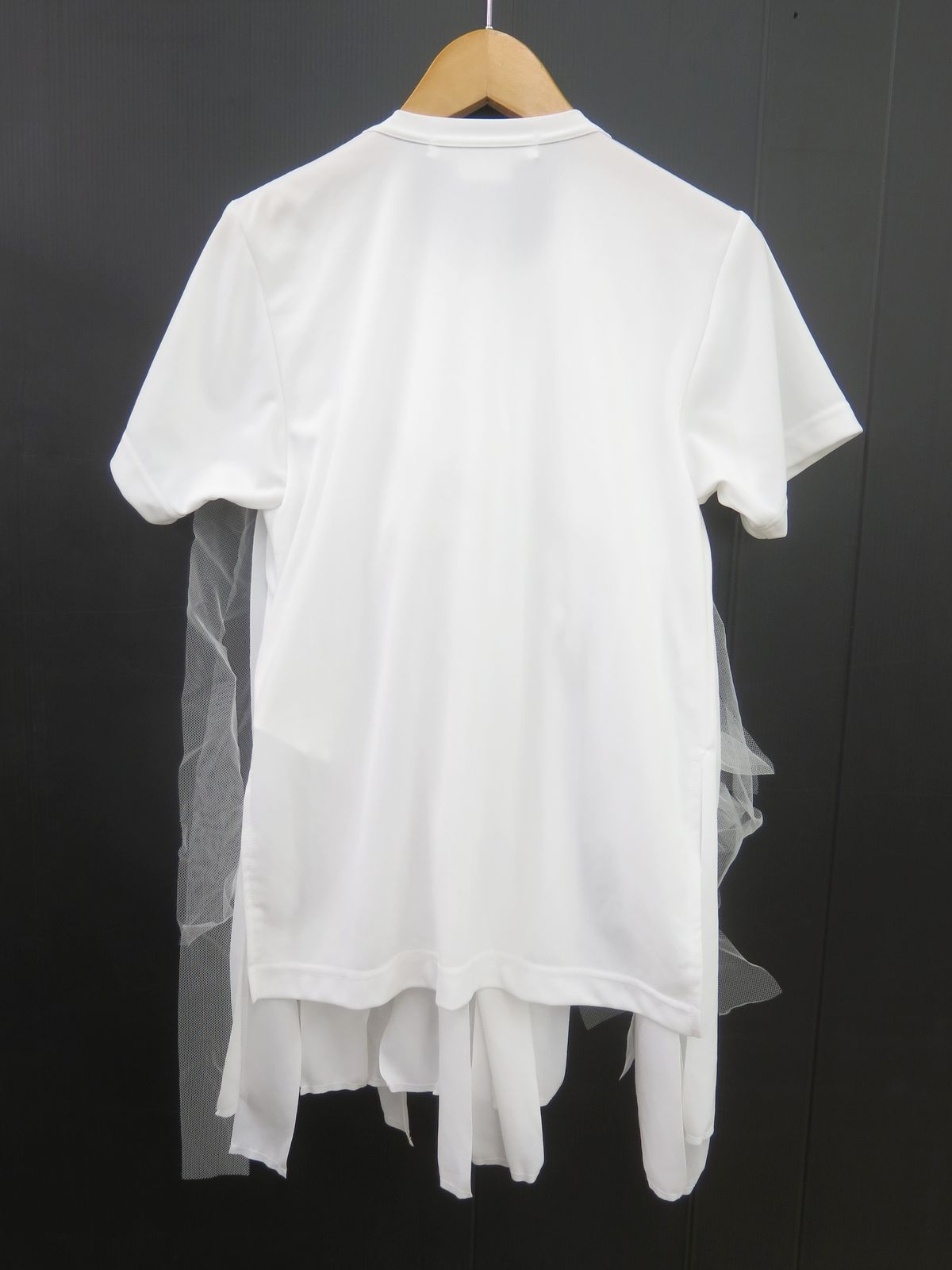 COMME des GARCONS COMME des GARCONS コムデギャルソン コムコム RI-T003 22SS 変形 チュールレース カットソー