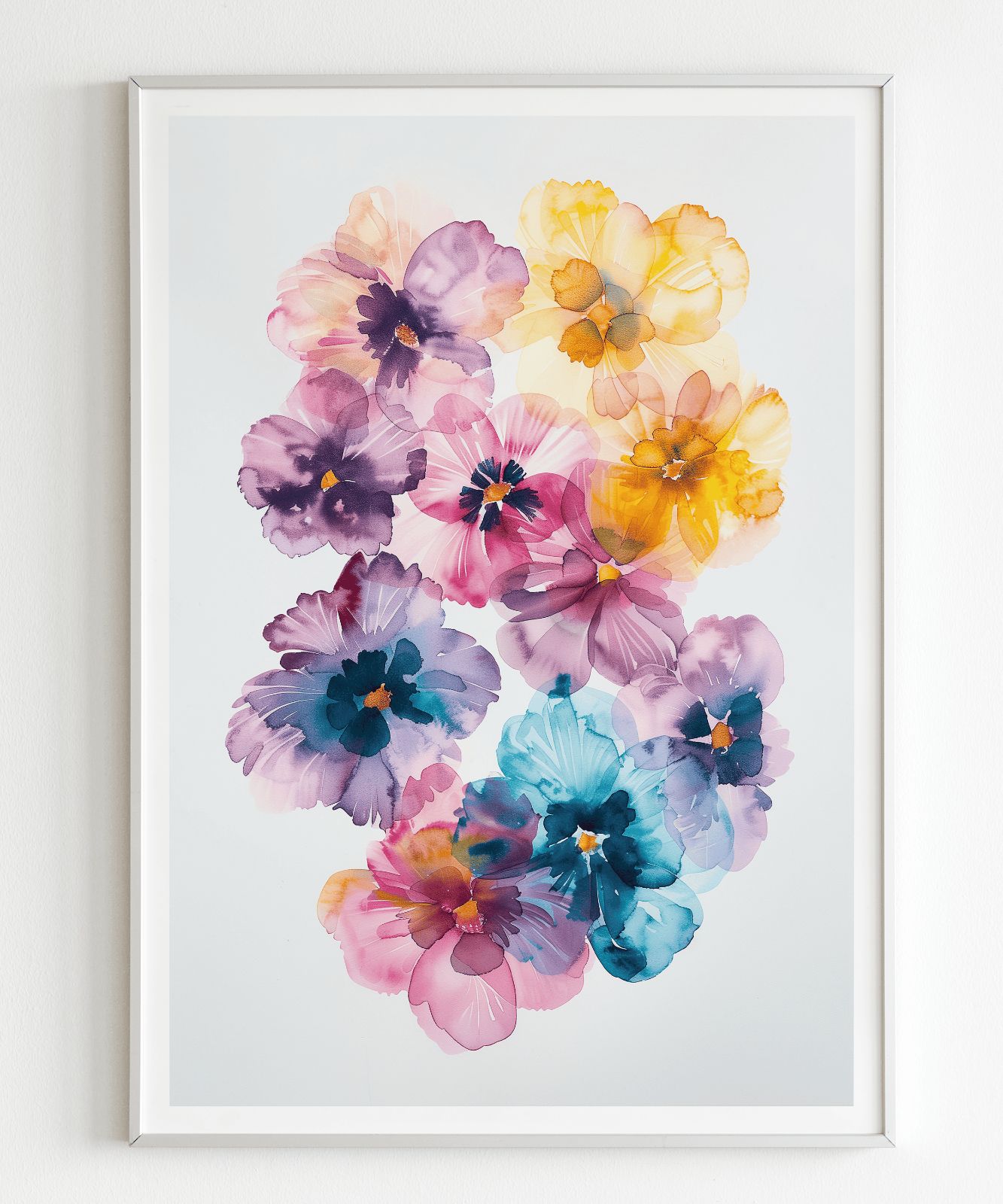 A4ポスター a1365 ポスター アートポスター フラワー 花 抽象画