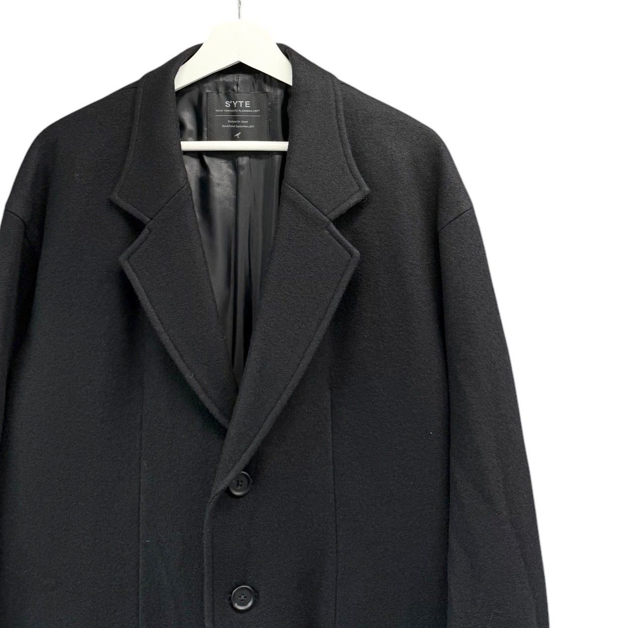 S'YTE Jersey Sleeve Coat ヨウジヤマモト 98ss Autumn / Winter 2024-25 | Yohji Yamamoto (ヨウジヤマモト