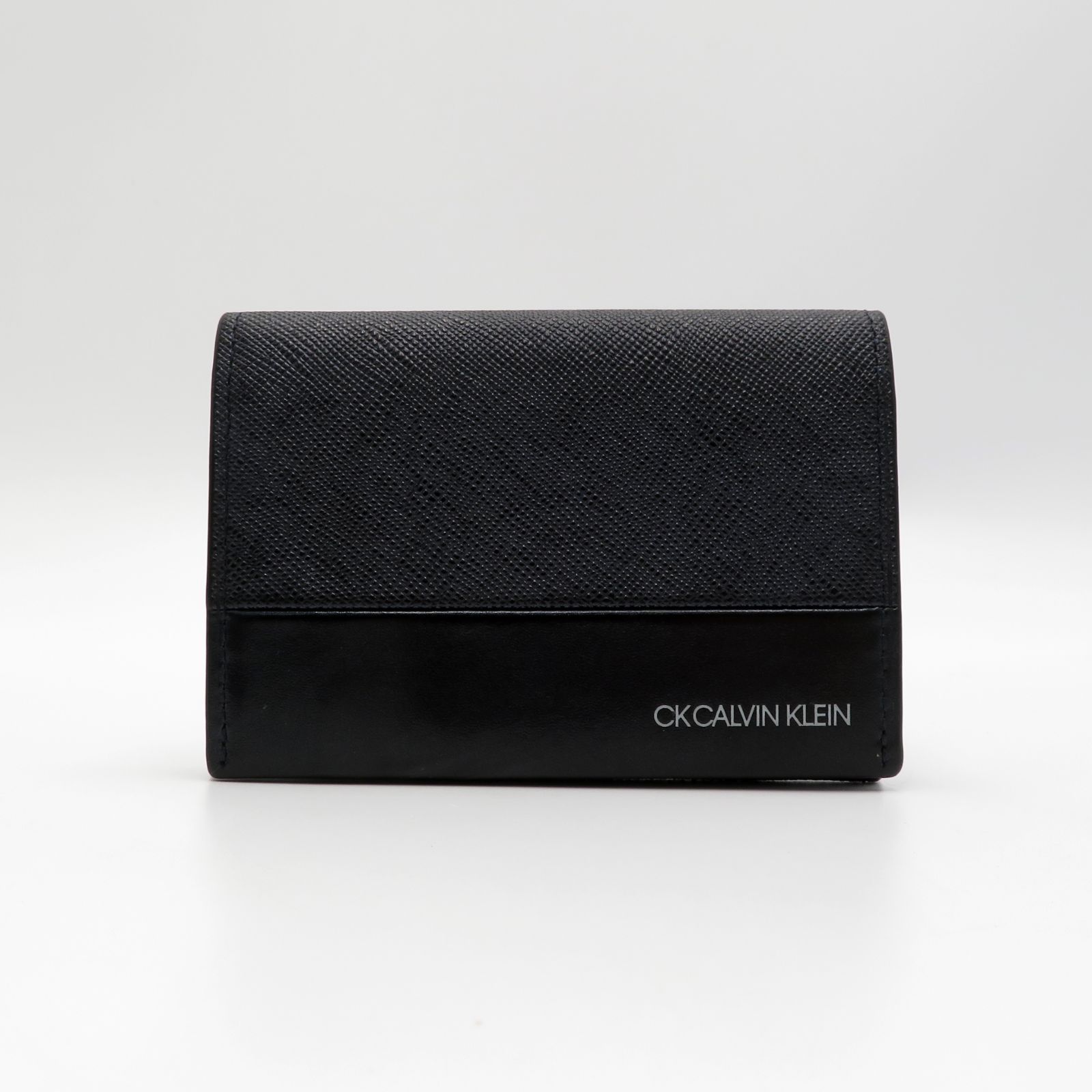 CALVIN KLEIN カルバンクライン 二つ折り カードケース 名刺入れ 黒