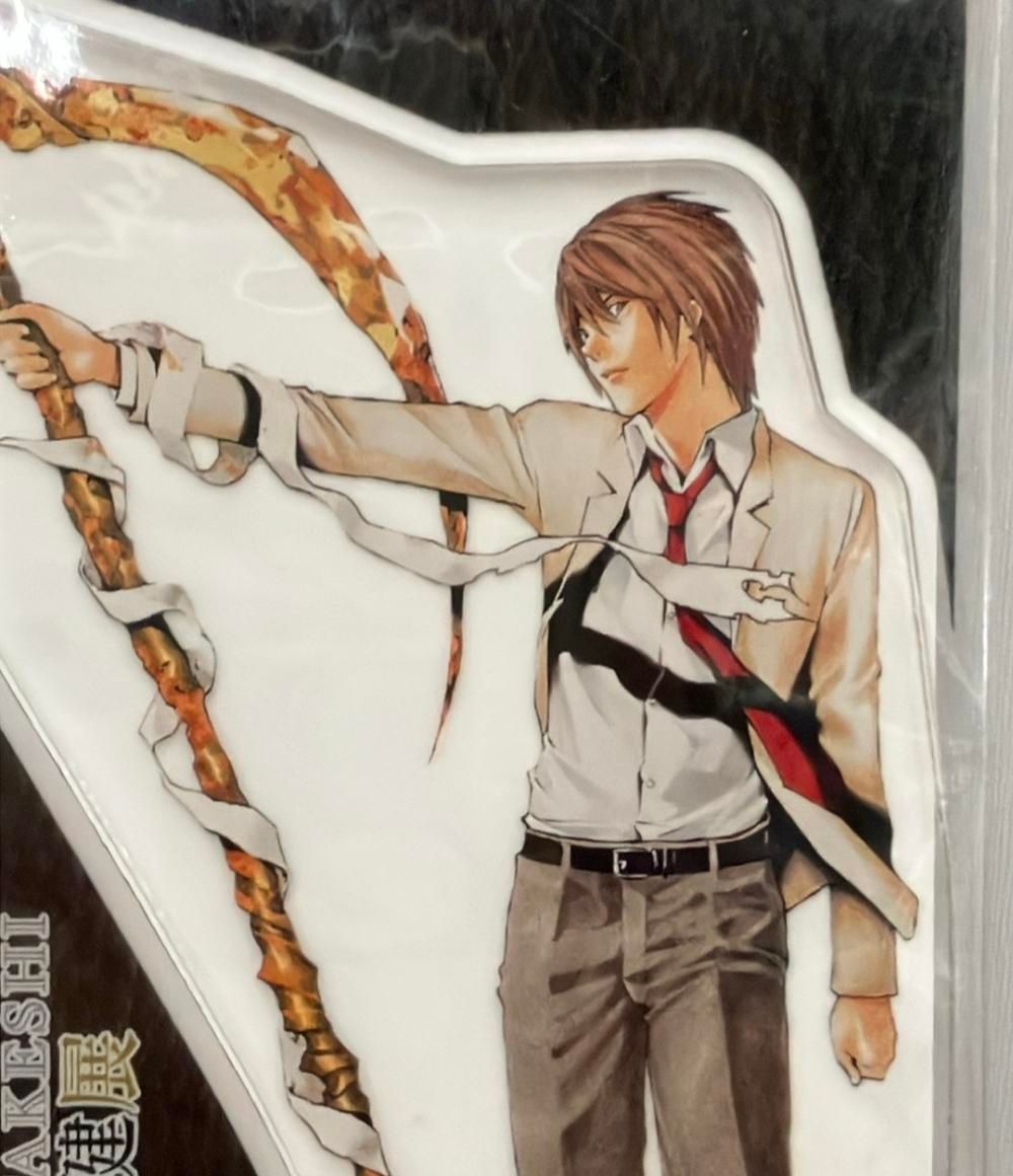 美品 DEATH NOTE デスノート NEVER COMPLETE 小畑健展 アクリル