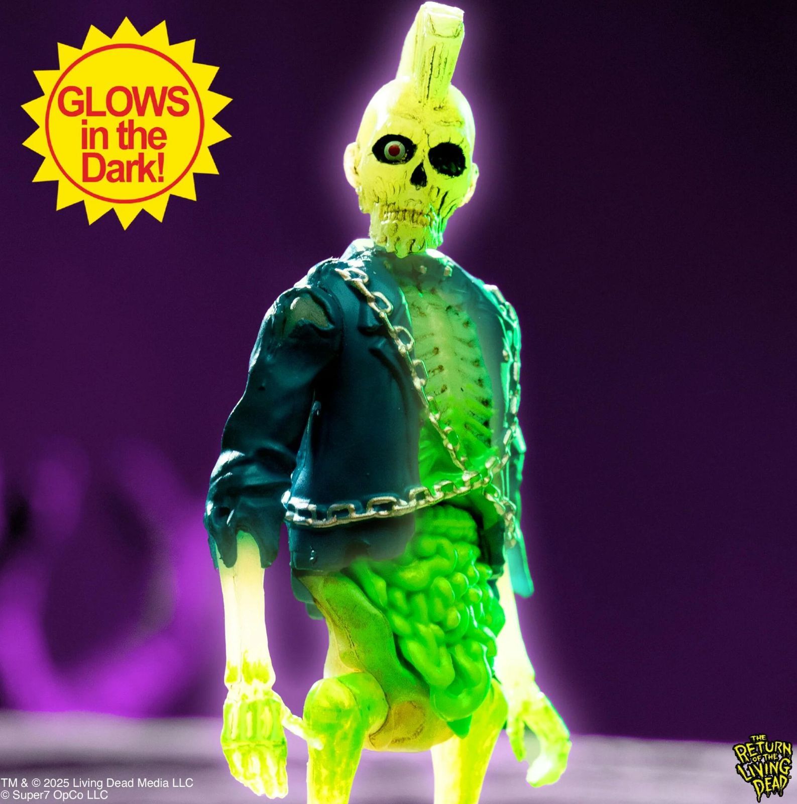 バタリアン パンク ゾンビ フィギュア 蓄光 THE RETURN OF THE
