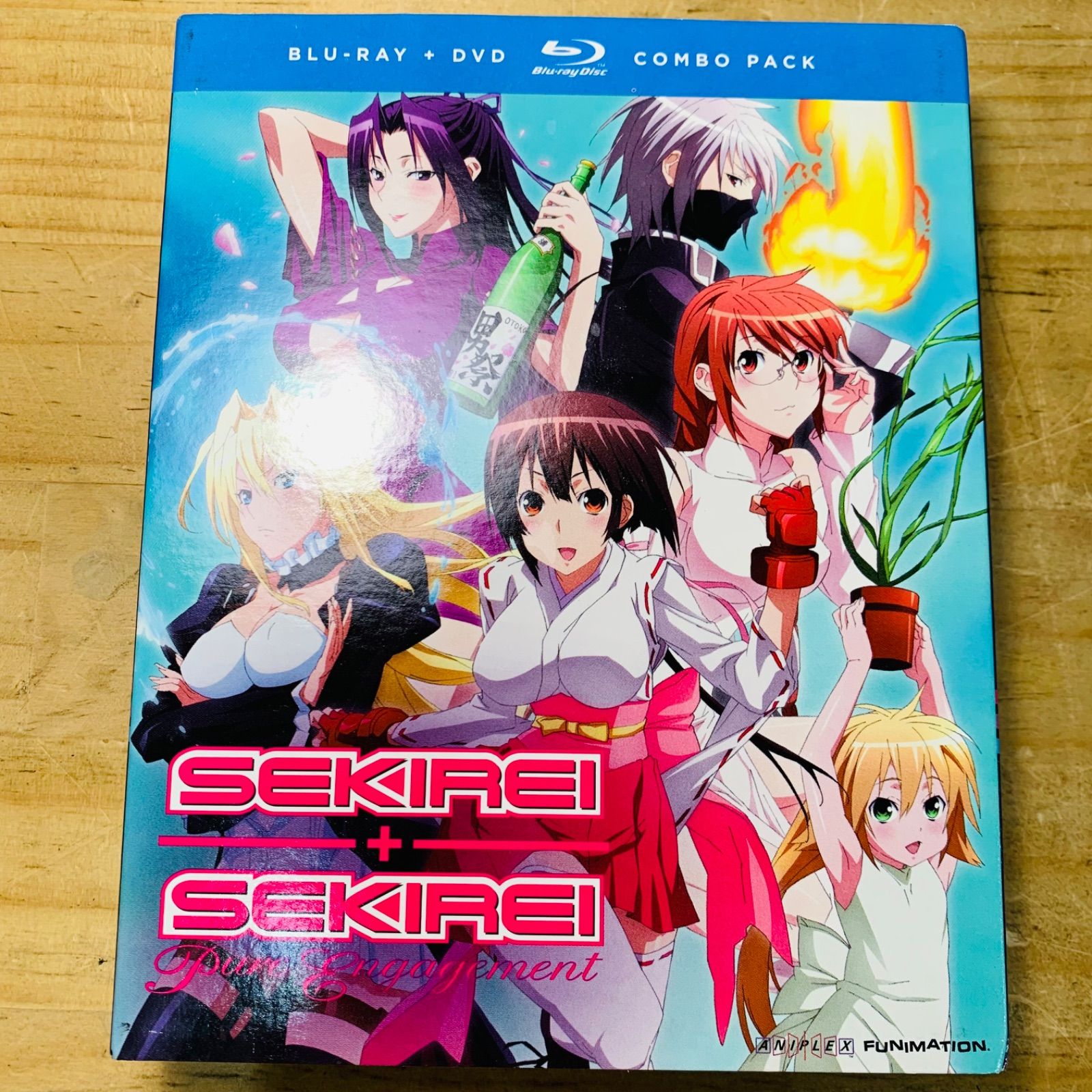 ★★S33493-200 SEKIREI セキレイ 輸入版 北米 1期 2期 OVA 0話 DVD Blu-ray コンボパック