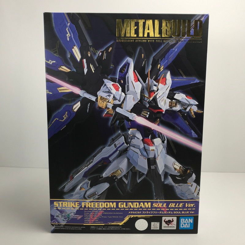 中古美品】 完備品 機動戦士ガンダム SEED DESTINY METAL BUILD メタル ビルド ストライク フリーダム ガンダム SOUL  BLUE Ver. ＋光の翼オプションセット フィギュア 【056-250103-mh-07-fuz】 - メルカリ