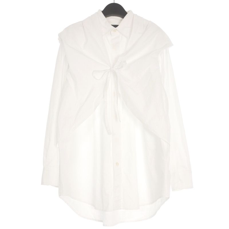 ENGINEERED GARMENTS ホワイト長袖シャツ XS エンジニアードガーメンツ Engineered Garments アメリカ製 レイヤード