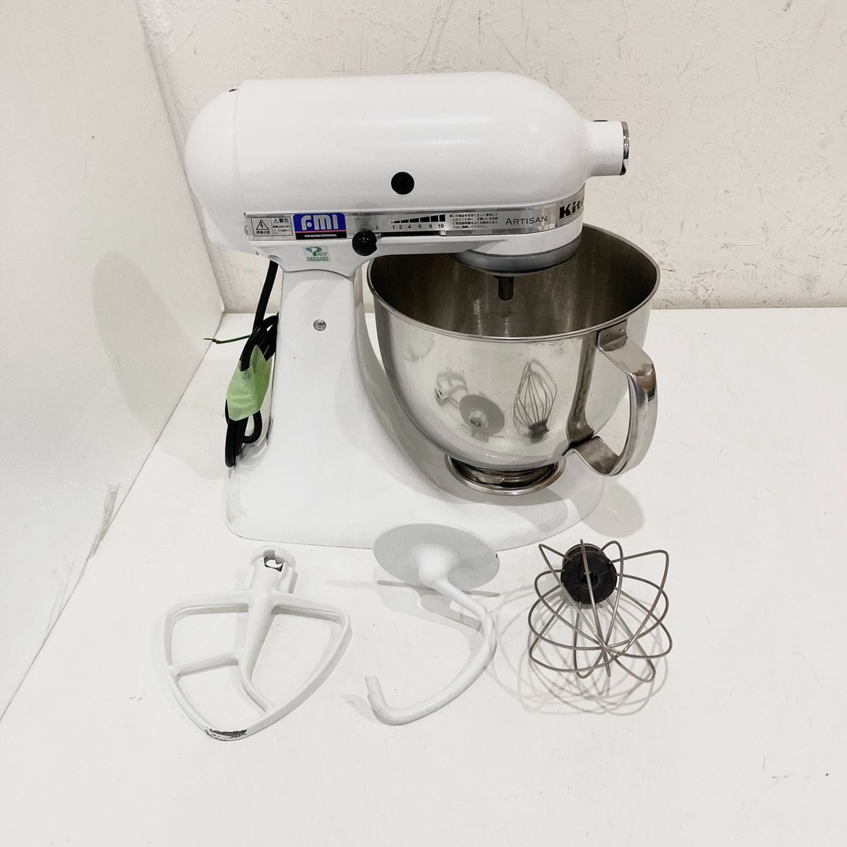 KitchenAid キッチンエイド FMI 卓上ミキサー KSM150WH ヘッドアップ式