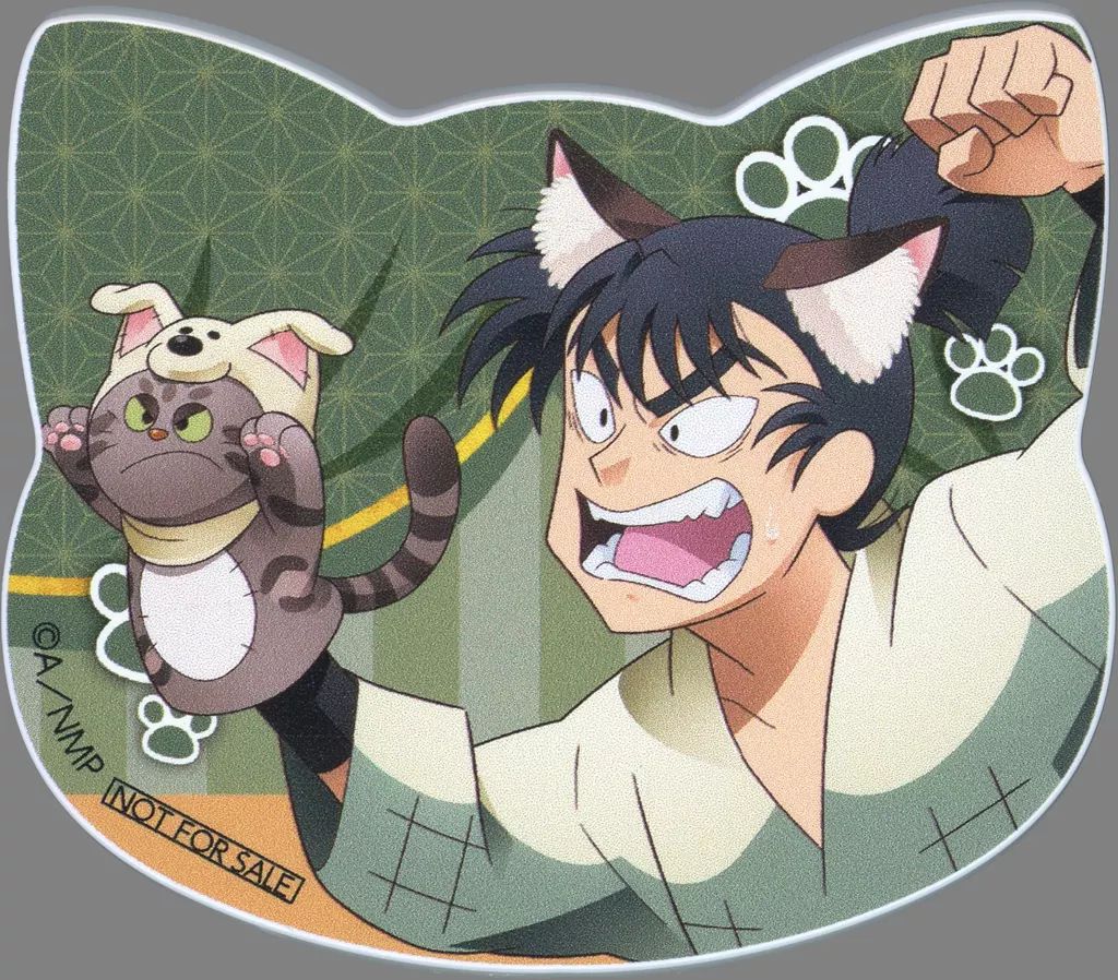 中古】バッジ・ビンズ 食満留三郎 ねこ型マグネットバッジ 「劇場版 忍