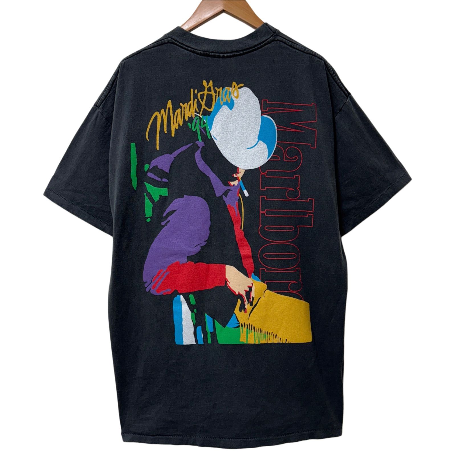 マルボロ Tシャツ XLサイズ 90s USA製 ブラック タルテックス