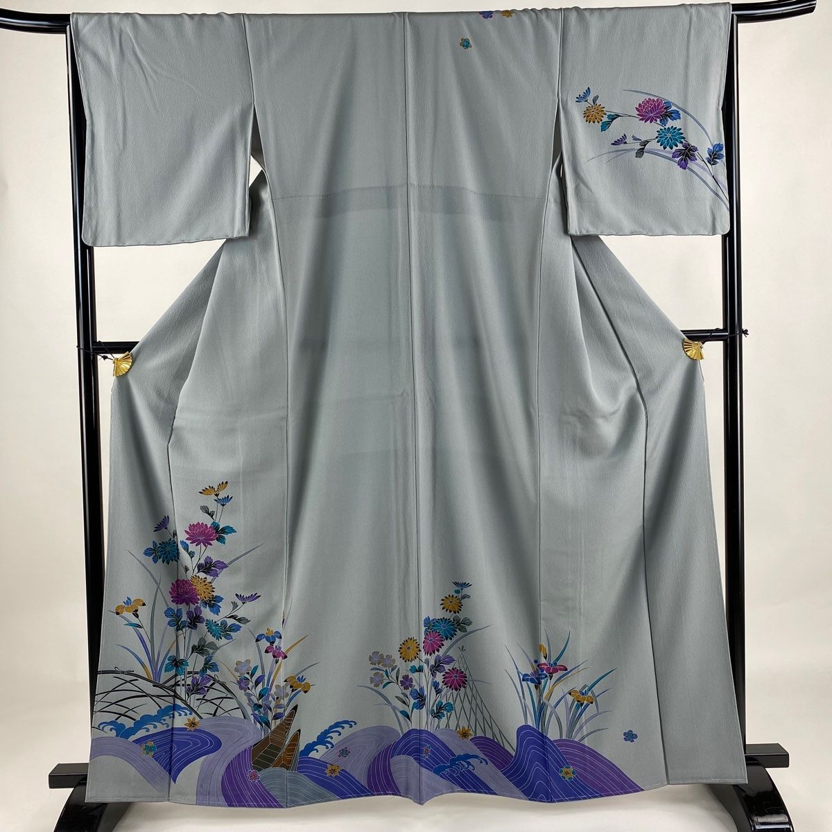 訪問着 身丈163cm 裄丈66cm 正絹 秀品 【中古】（振袖 身丈163cm 裄丈  