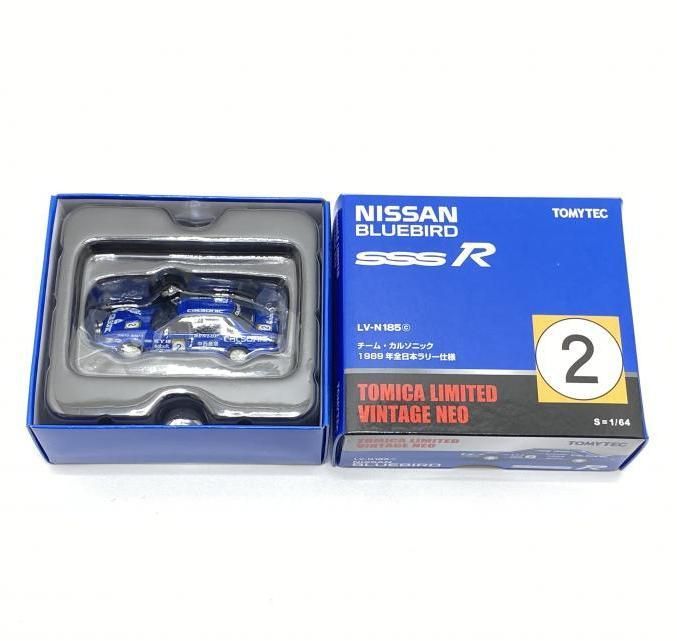 【中古】【開封】トミーテック 1/64 LV-N185c ブルーバードSSS-R カルソニック トミカリミテッドヴィンテージNEO ミニカー[95]