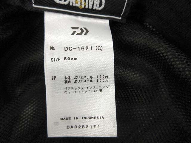 チャレンジャー CHALLENGER ×DAIWA GORE-TEX HAT Black DC-1621 ダイワ
