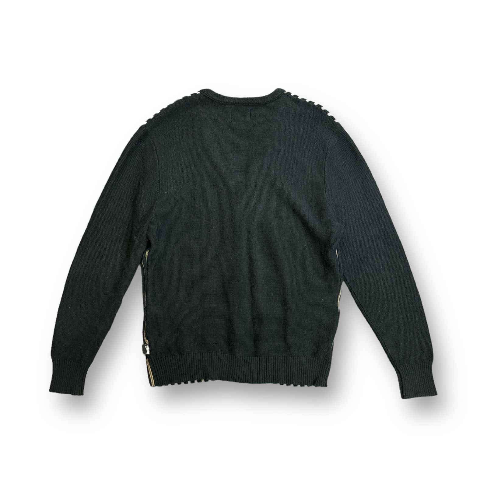 STUSSY 20AW Stripe Cardigan 切り替え　カーディガン STUSSY 20AW Stripe cardigan ストライプ 切替 ニット カーディガン