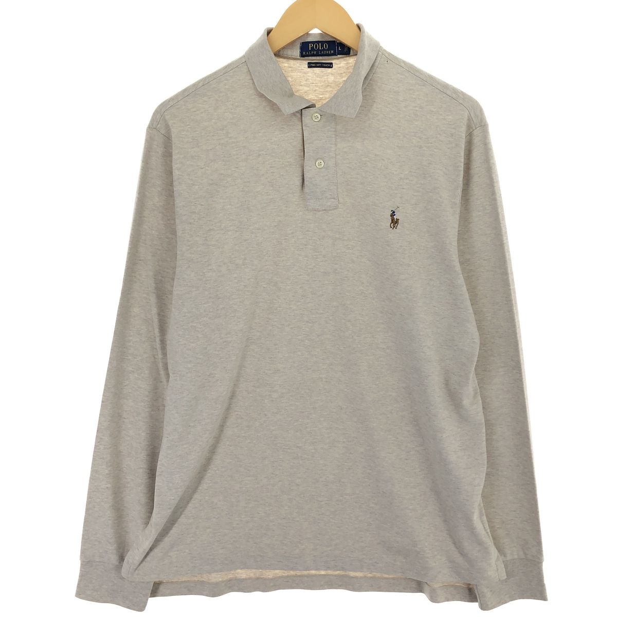 古着 ラルフローレン Ralph Lauren POLO RALPH LAUREN PIMA SOFT TOUCH 長袖 ポロシャツ メンズL相当/eaa486944