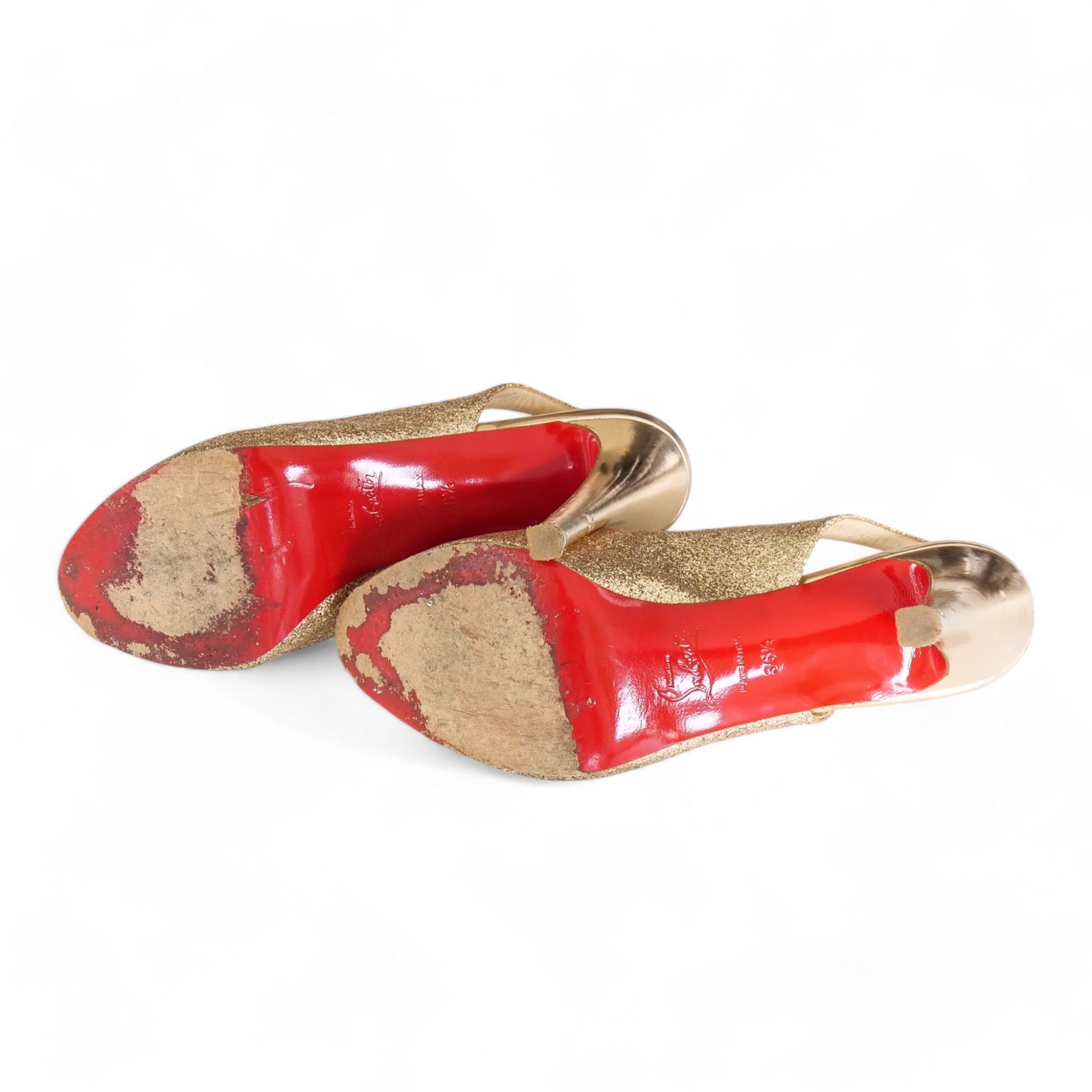 Christian louboutin クリスチャンルブタン グリッター ハイヒール 