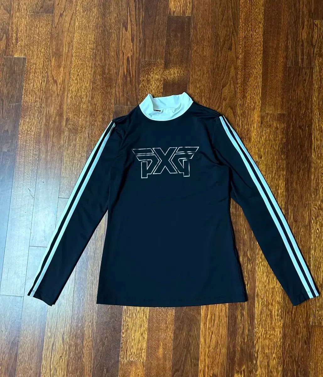 PXG レディース ビッグロゴ 冷感 ブラック ロングスリーブTシャツ S 90