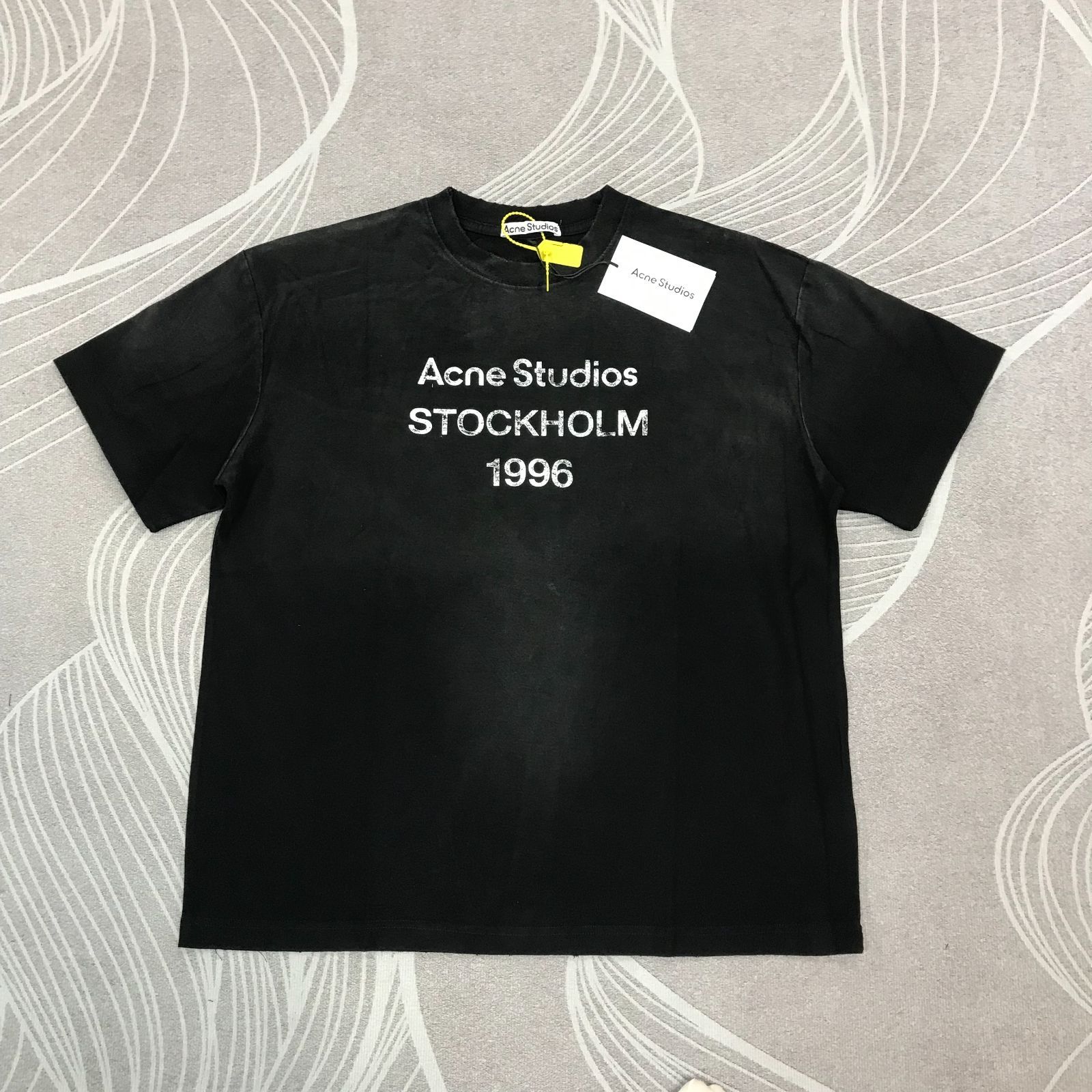 Acne Studios 半袖Tシャツ 1996 s Acne Studios - Logo t-shirt - Relaxed fit - Faded black