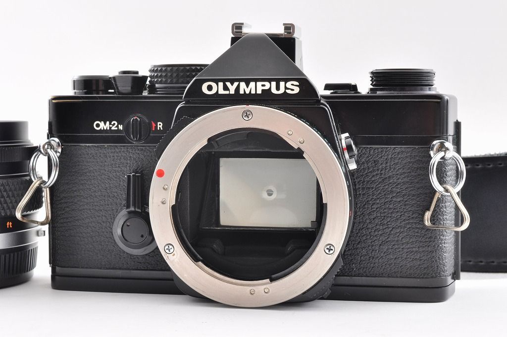 Olympus オリンパス OM 2 N ブラック 35 mm 一眼レフ フィルムカメラ Zuiko 50 f 1 4 レンズ付き