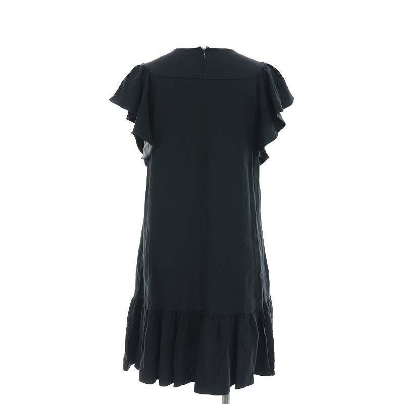 レッド ヴァレンティノ RED VALENTINO 袖フリルフレアワンピース 