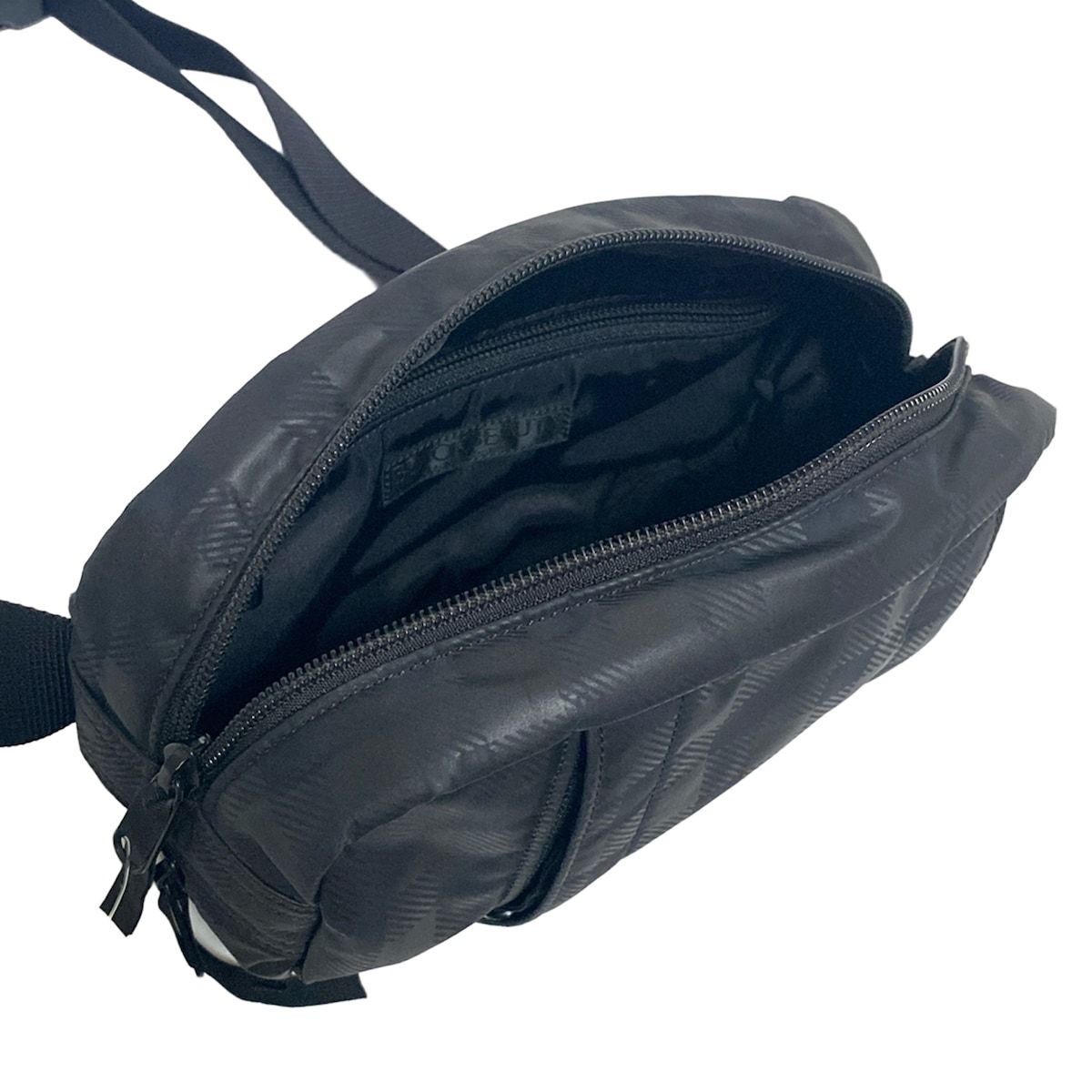 黒×ダークグレー チェック柄