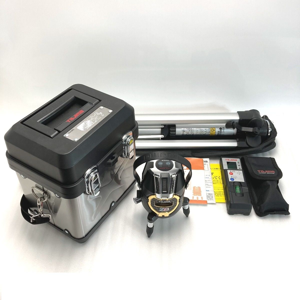 たたた本舗出品 タジマ レーザー墨出し器 ゼロTYZ 受光器・三脚セット 縦・横