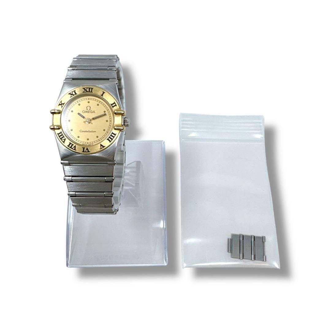 オメガ コンステレーション ミニ K18 コンビ レディース 腕時計 ブランド