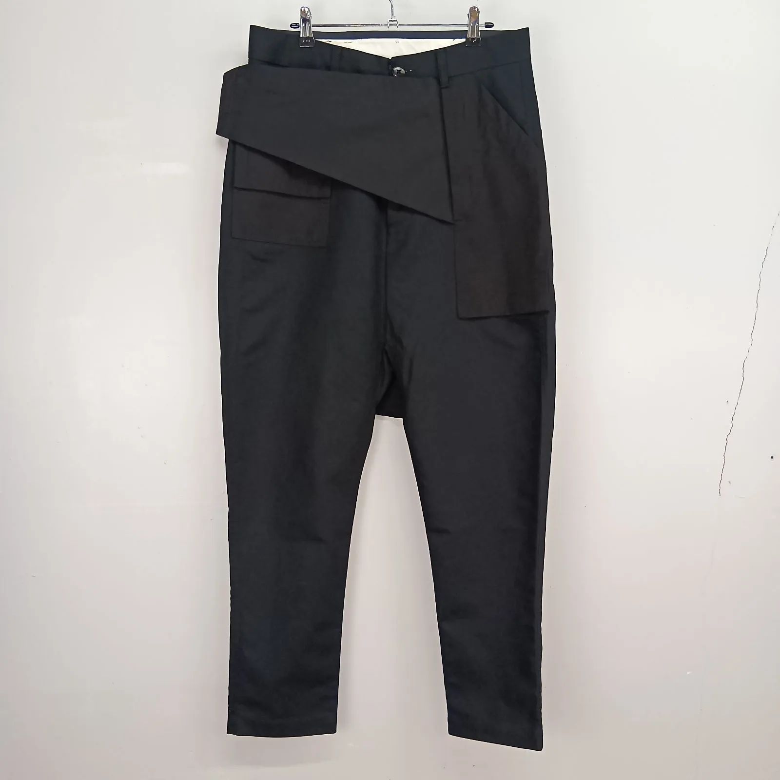 Rick Owens グレー チェック柄 サルエルパンツ Rick Owens グレー チェック柄 サルエルパンツ