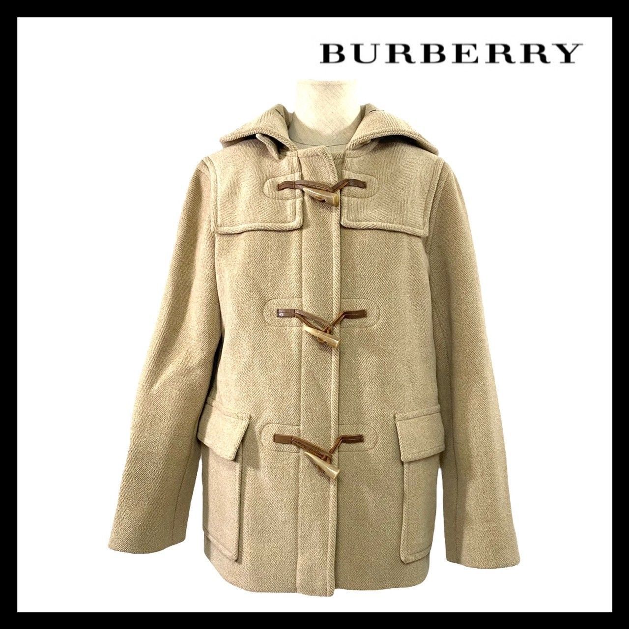 BURBERRY】FN034-850 サイズ 40 ダッフルコート 起毛素材