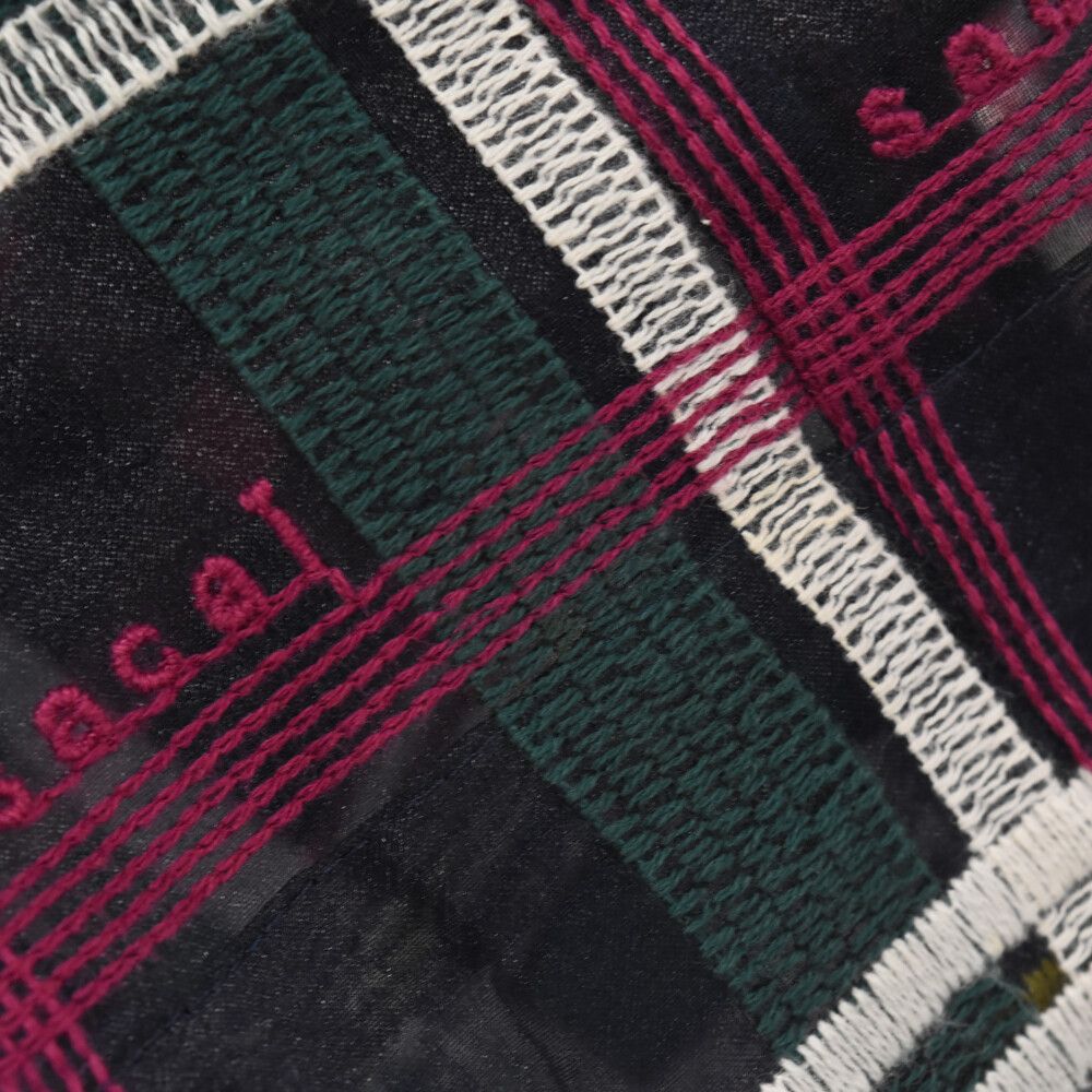 sacai チェックラップロングスカート Sacai (サカイ) 18SS チェック ラップ ロングスカートレディース