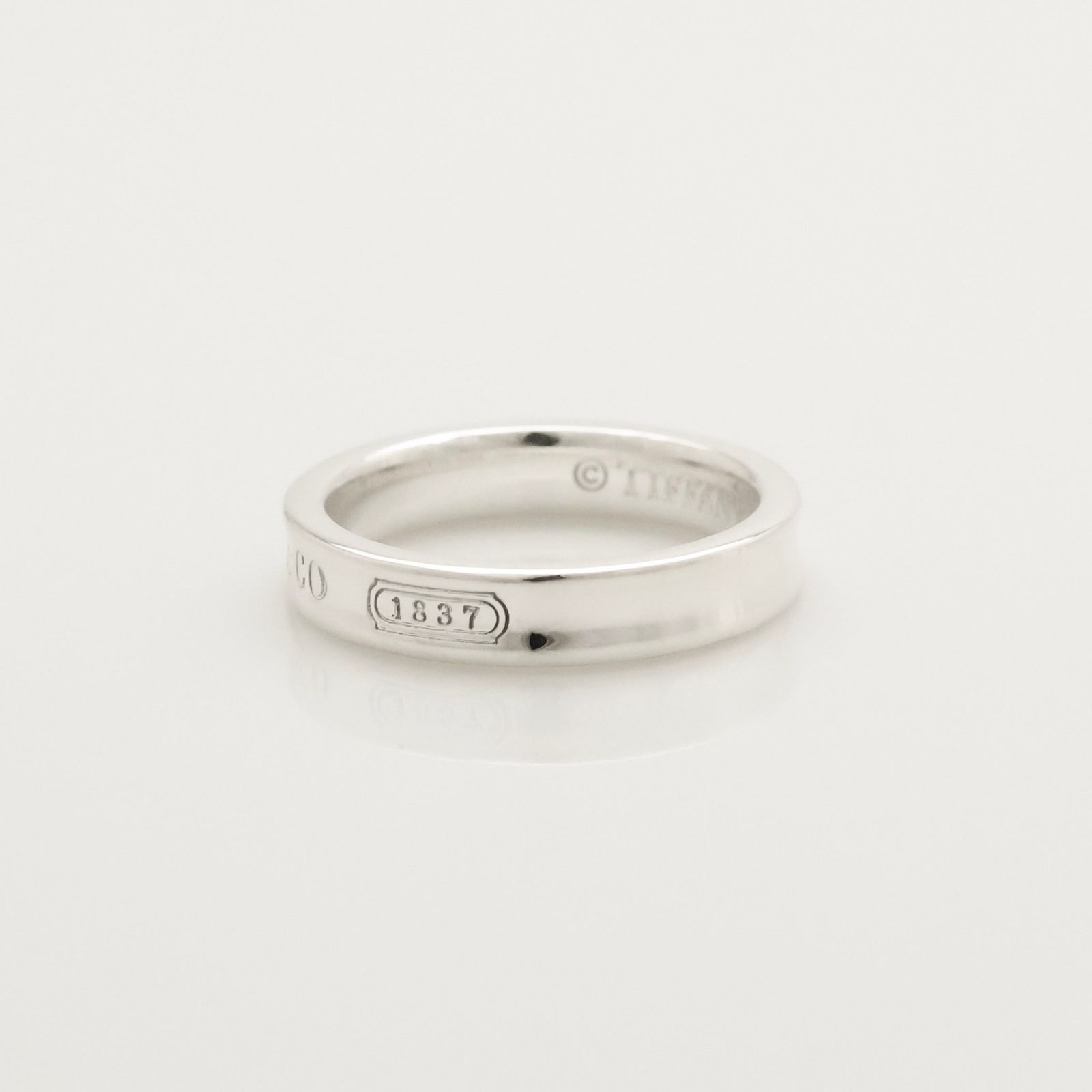 Tiffany&Co. アクセサリー 1837 ナロー リング 925 10号 美品】ティファニー TIFFANY＆Co. 1837 ナロー リング 10 号