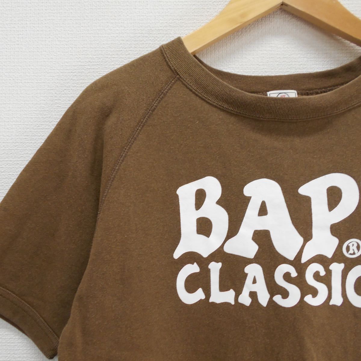A BATHING APE アベイシングエイプ 90s 初期タグ ロゴ プリント 半袖 