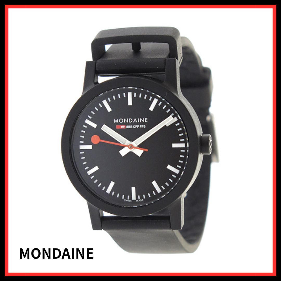 入荷 モンディーン MONDAINE クオーツ レディース 腕時計 MS1.32120.RB ブラック