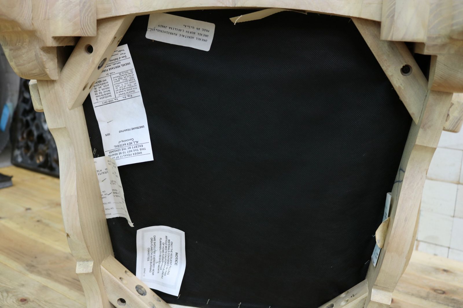 ハイバックチェア ファブリック