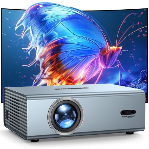 2025革新電動フォーカス-30000LM高輝度-低騒音-家庭用·ビジネス両用 OWNKNEWプロジェクター4k対応小型自動台形真1080P家庭用ホームプロジェクター天井投影WiFi6双方向Bluetooth5.4