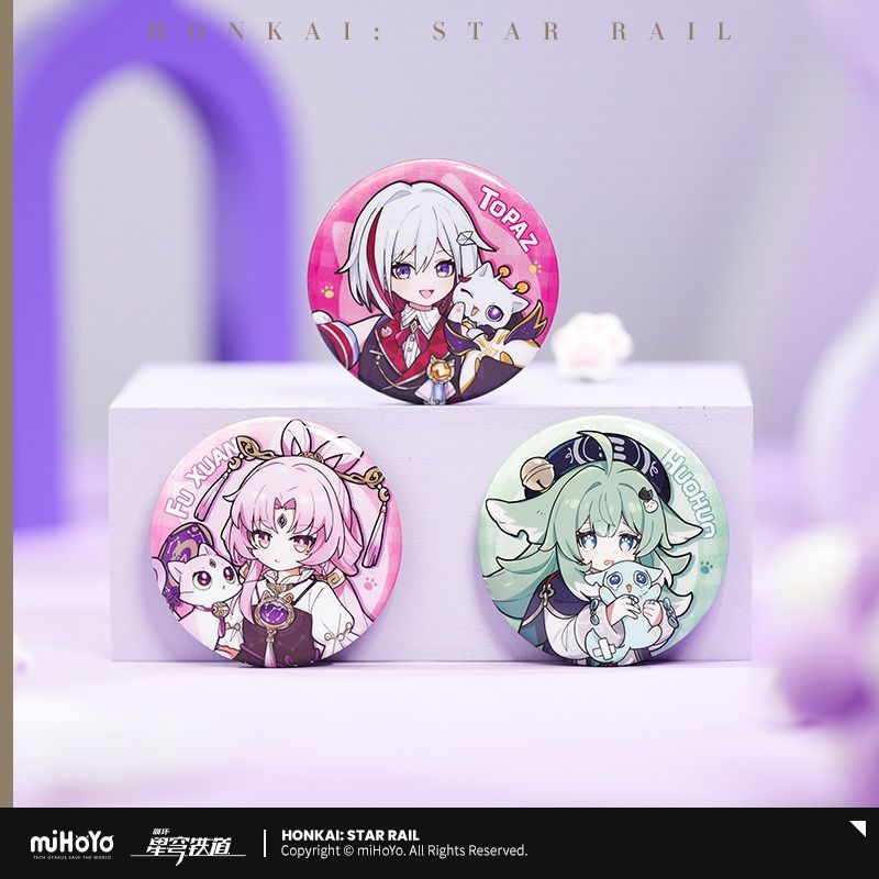 新品/公式】崩壊：スターレイル_ちびネコシリーズ 缶バッジ 丹恒