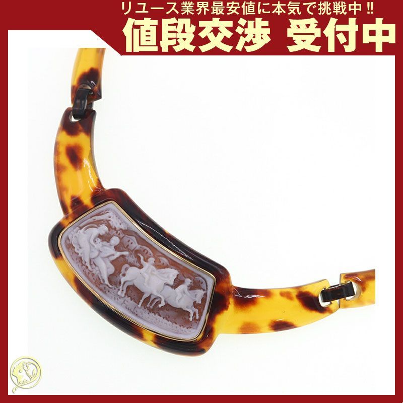 お礼や感謝伝えるプチギフト シェルカメオ べっ甲 ネックレス べっ甲 ネックレス メルカリ - アクセサリー