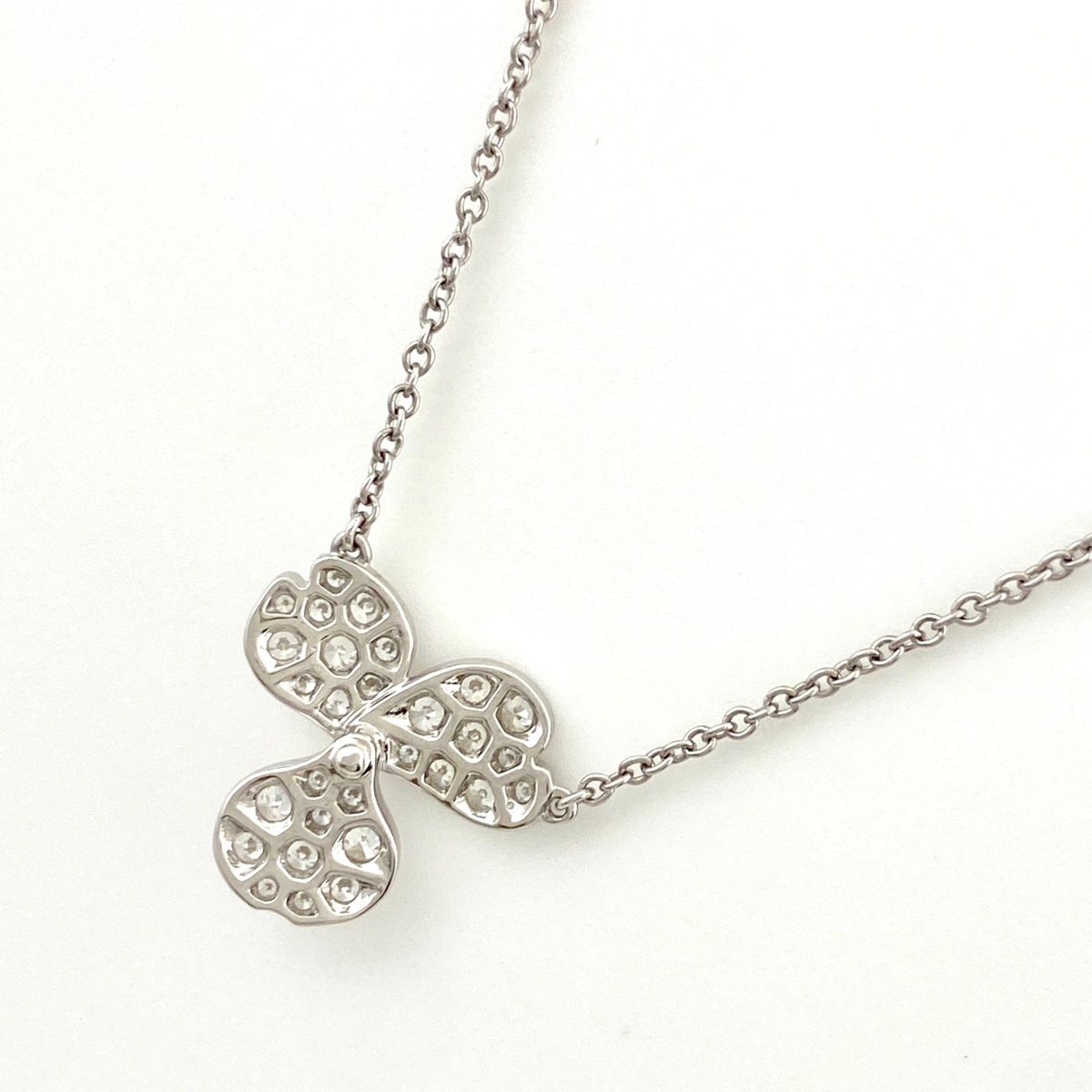 ティファニー TIFFANY&Co. ペーパーフラワー ネックレス プラチナ 