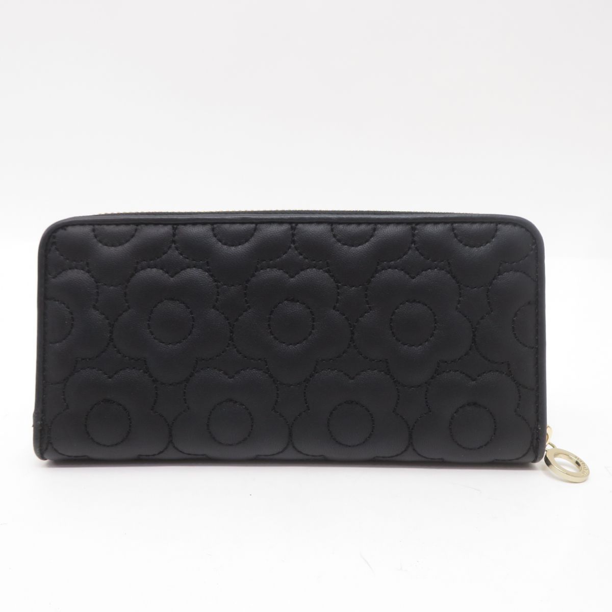 【新品未使用】マリークワント　キルトフォームデイジーパース　ラウンド長財布 MARY QUANT マリークワント キルトフォームデイジー パース