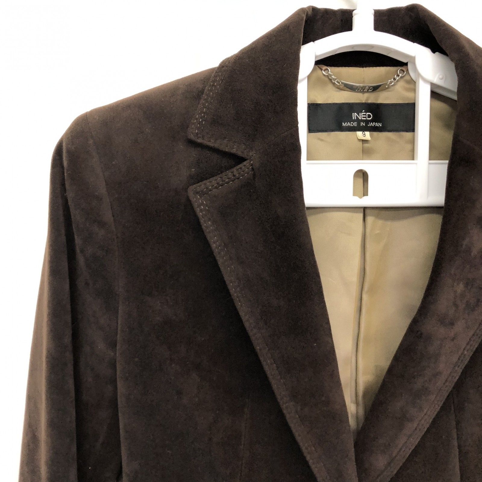 INED】イネド テーラードジャケット スエードジャケット ジャケット 9  