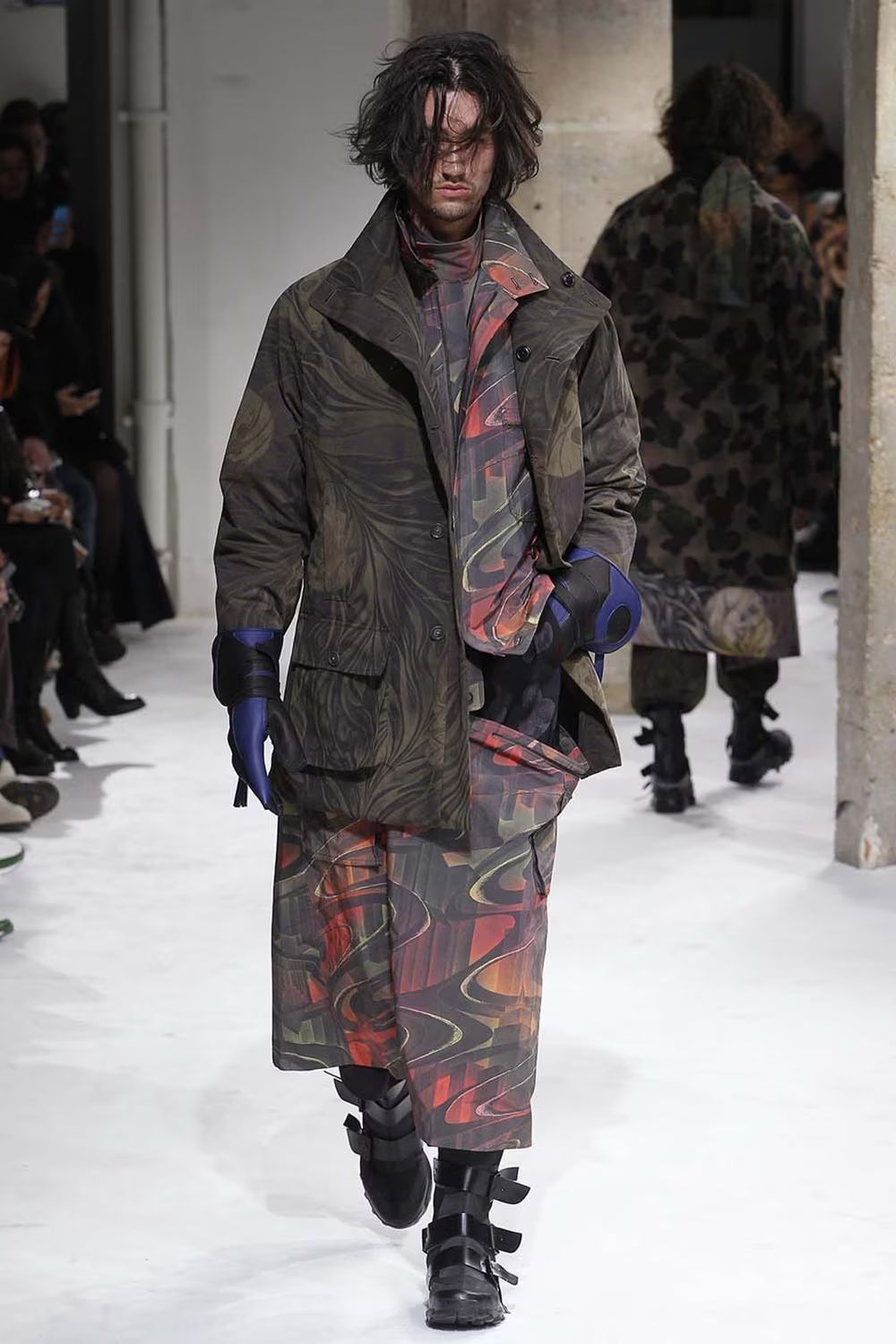 Yohji Yamamoto POUR HOMME 17aw スカルカモフラージュジャケット 2