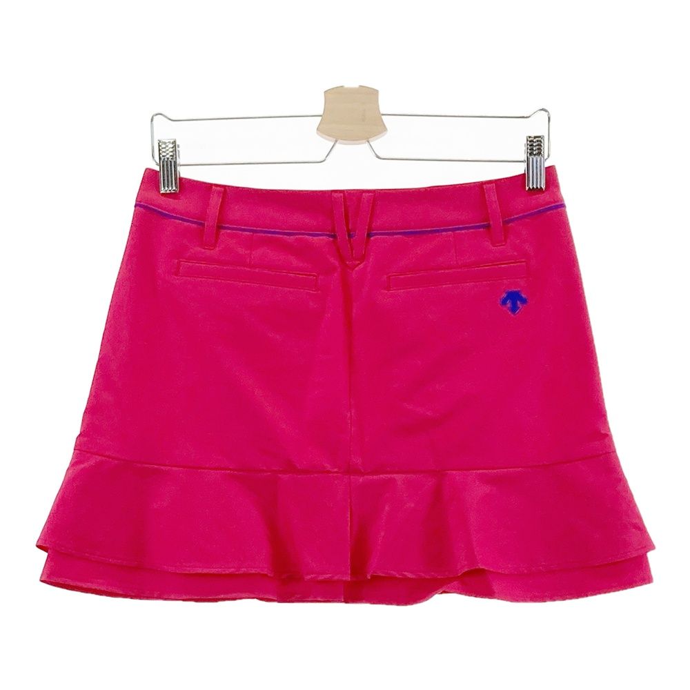 サイズ：L DESCENTE GOLF デサントゴルフ インナー付 スカート ピンク